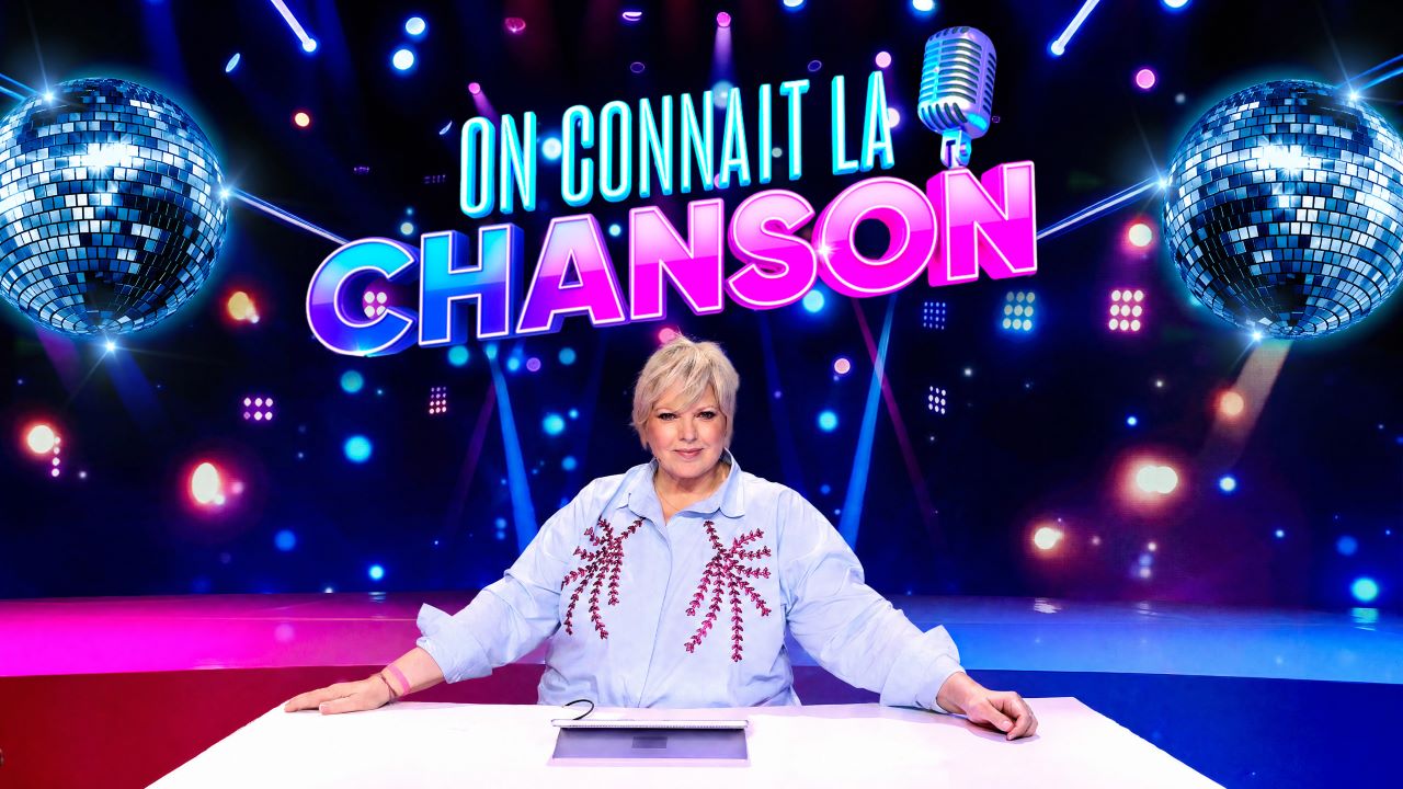Laurence Boccolini sur le plateau de On connaît la chanson